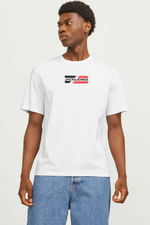 Jack & Jones - Jack & Jones JJCORP Erkek Beyaz Tişört Jack & Jones - Jack & Jones JJCORP Erkek Beyaz Tişört