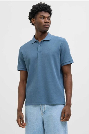Jack & Jones JJEAUSTIN Erkek  Mavi Tişört 