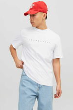 Jack & Jones - Jack & Jones JJESTAR JJ TEE Erkek Beyaz Tişört Jack & Jones - Jack & Jones JJESTAR JJ TEE Erkek Beyaz Tişört