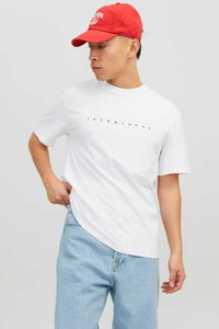 Jack & Jones - Jack & Jones JJESTAR JJ TEE Erkek Beyaz Tişört