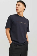 Jack & Jones - Jack & Jones JJESTAR JJ TEE Erkek Lacivert Tişört Jack & Jones - Jack & Jones JJESTAR JJ TEE Erkek Lacivert Tişört