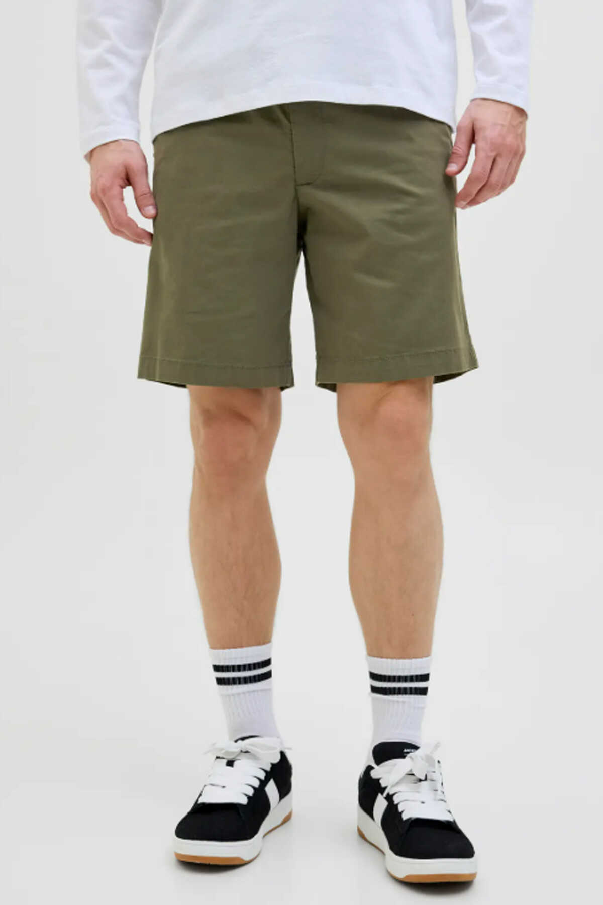 Jack & Jones - Jack & Jones JPSTJAIDEN CAMPAIGNHYBRIDJOGGER Erkek Şort Haki