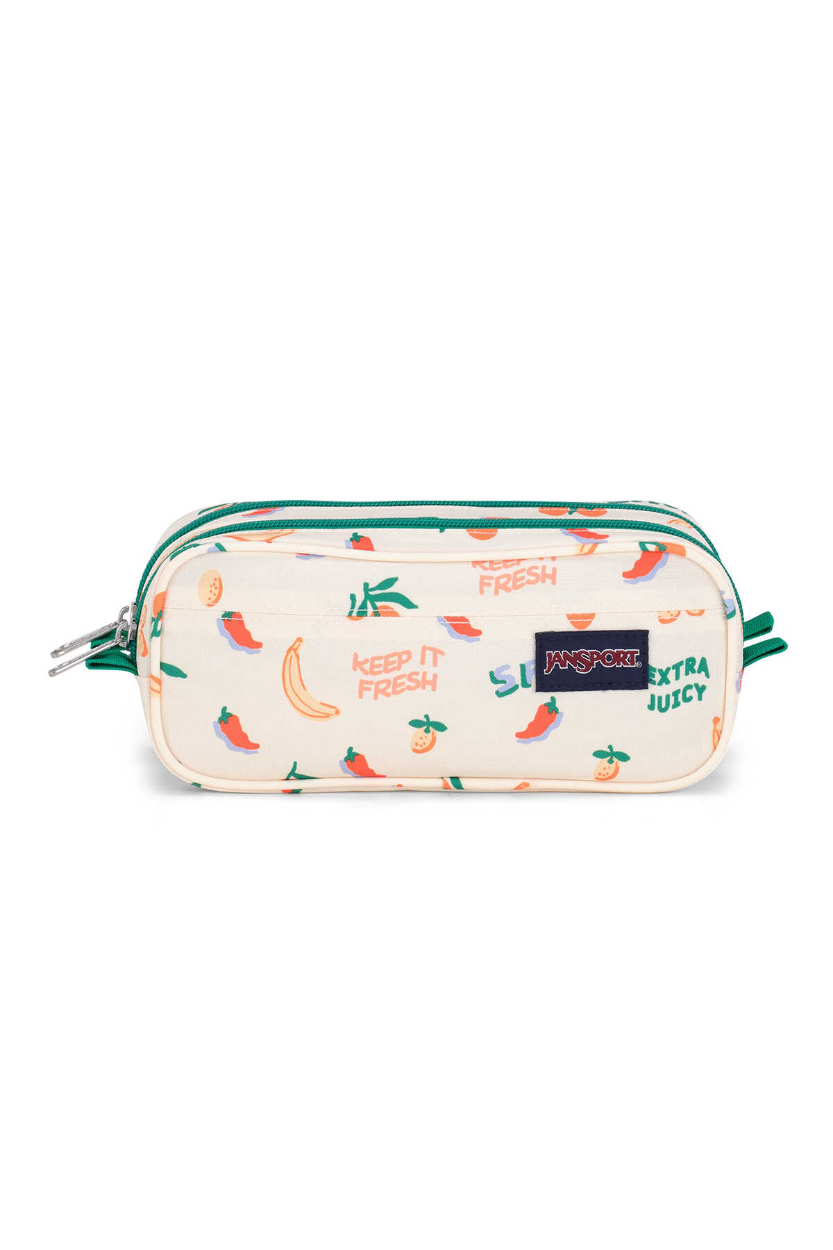 JanSport - JanSport Large Accesssory Pouch Unisex Çocuk Kalem Çantası FIVE A DAY CREAM