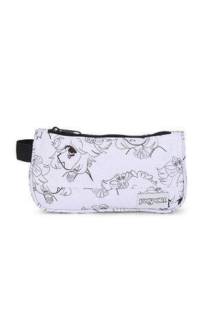 JanSport Medium Accessory Pouch Unisex Beyaz Kalem Çantası