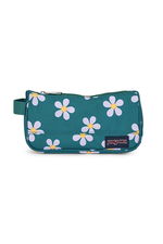JanSport - JanSport Medium Accessory Pouch Unisex Yeşil / Çiçek desenli Kalem Çantası