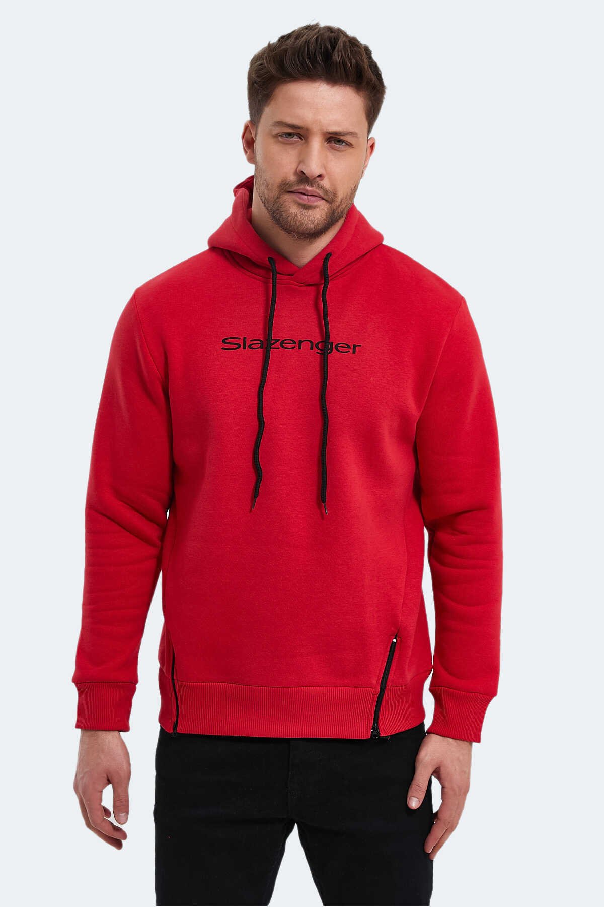 Slazenger - Slazenger KOBA Erkek Sweatshirt Kırmızı