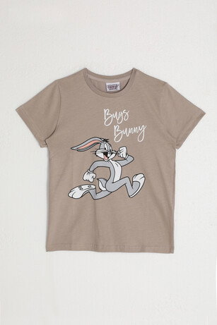 Looney Tunes L1582-2 Erkek Çocuk Kum Tişört