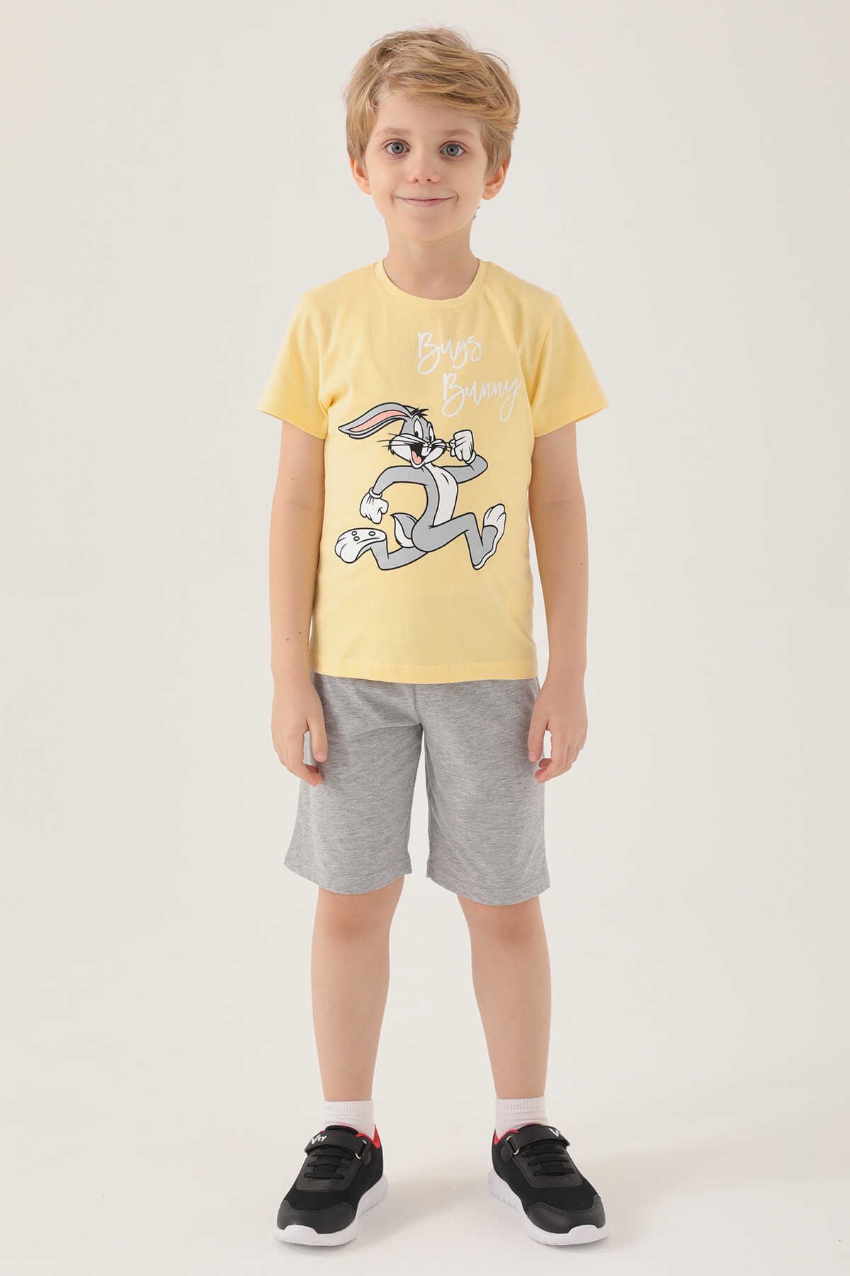 Looney Tunes - Looney Tunes L1582-2 Erkek Çocuk T-Shirt Puding