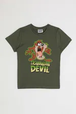 Looney Tunes - Looney Tunes L1583-2 Erkek Çocuk Haki Tişört