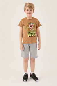 Looney Tunes - Looney Tunes L1583-2 Erkek Çocuk Tütün Tişört Looney Tunes - Looney Tunes L1583-2 Erkek Çocuk Tütün Tişört