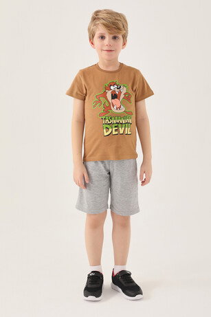 Looney Tunes L1583-2 Erkek Çocuk Tütün Tişört
