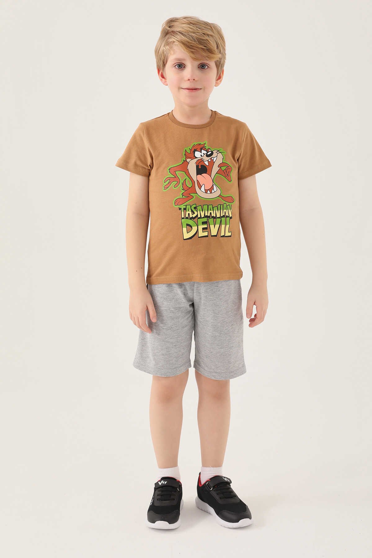 Looney Tunes - Looney Tunes L1583-2 Erkek Çocuk T-Shirt Tütün