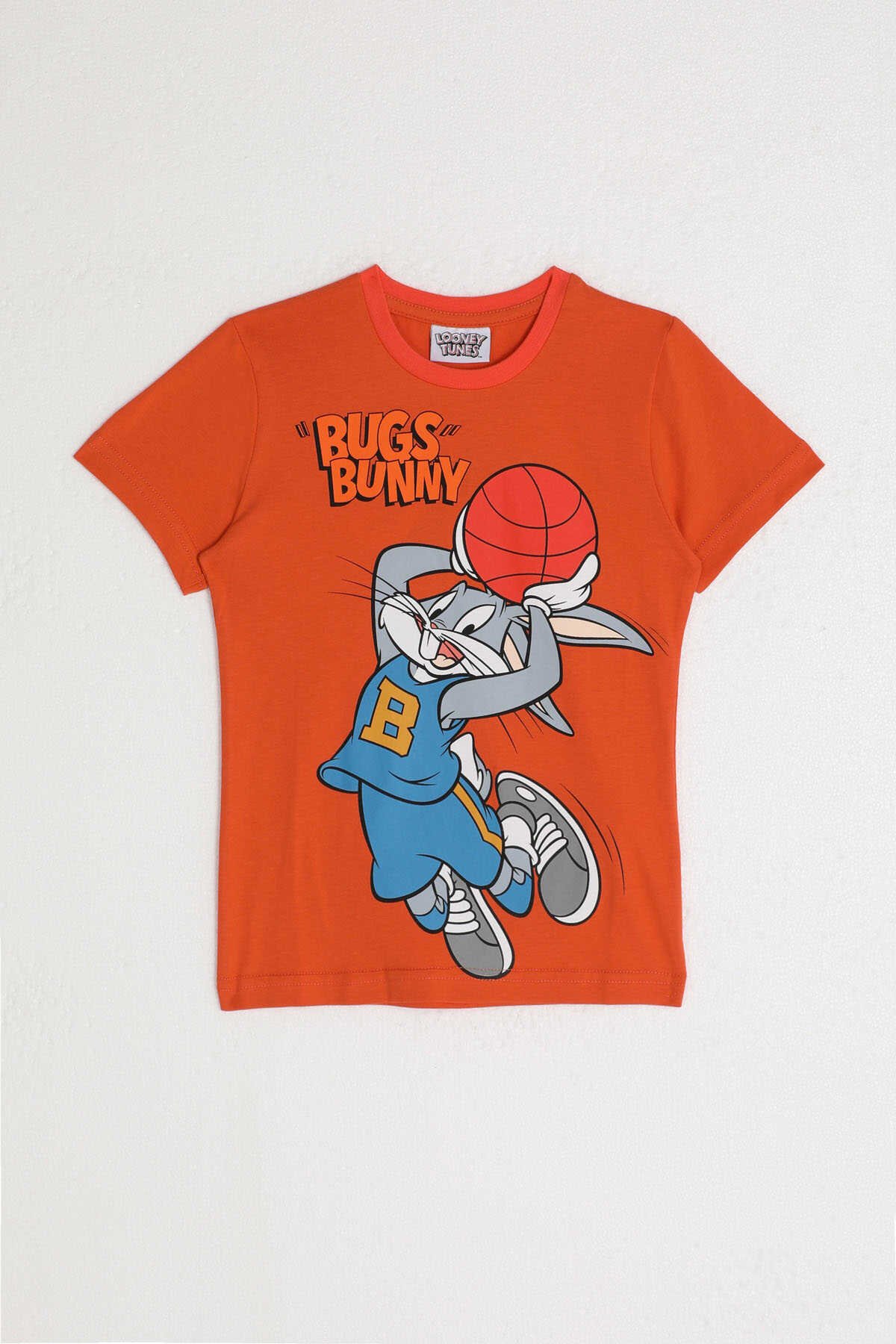 Looney Tunes - Looney Tunes L1585-2 Erkek Çocuk T-Shirt Turuncu