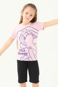 Looney Tunes - Looney Tunes L1591-2 Kız Çocuk Açık Pembe Tişört Looney Tunes - Looney Tunes L1591-2 Kız Çocuk Açık Pembe Tişört