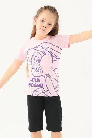 Looney Tunes L1591-2 Kız Çocuk Açık Pembe Tişört