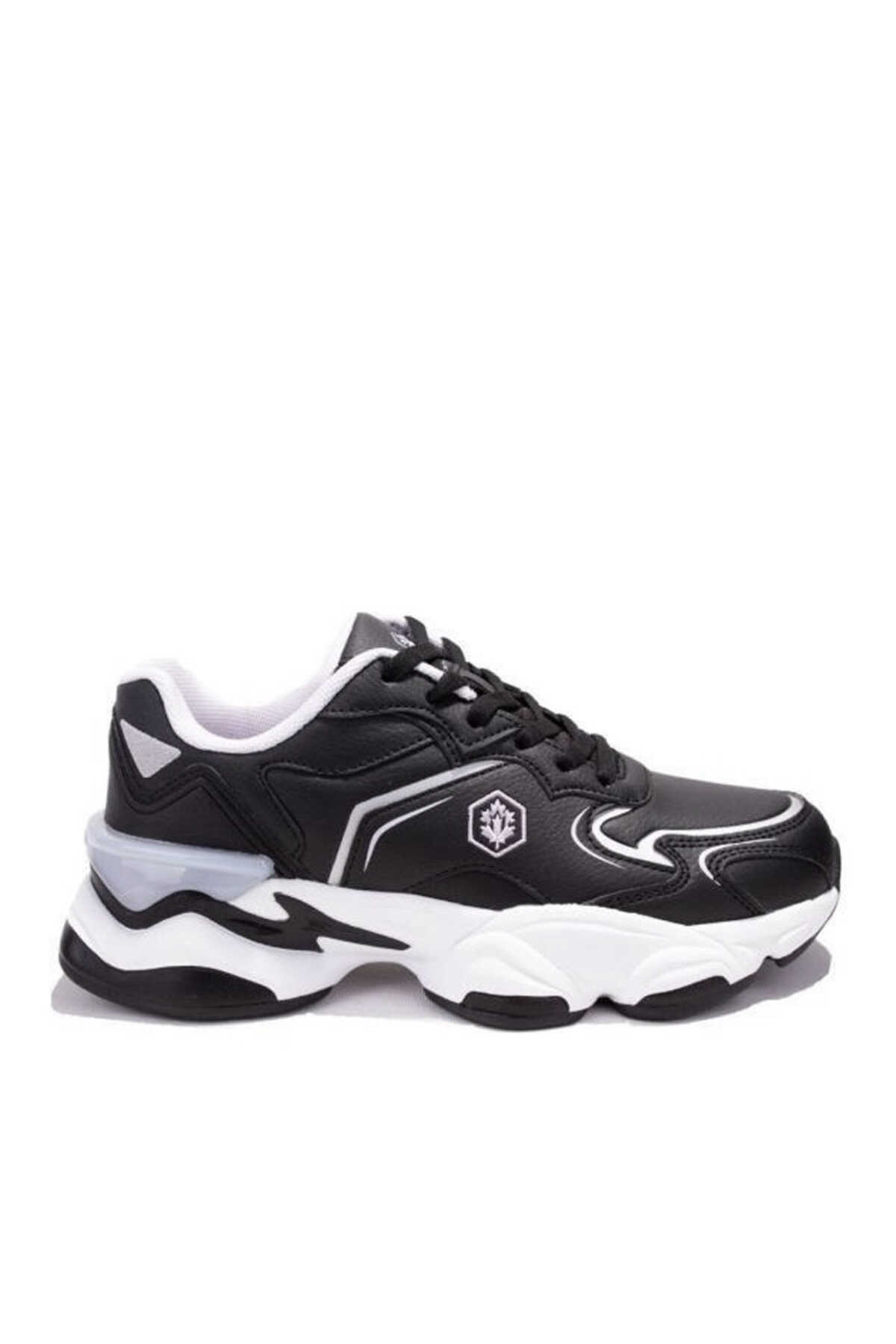 Lumberjack - Lumberjack 4W MADAX WMN PU 4PR Kadın Siyah Sneaker