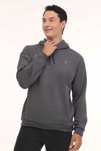 Lumberjack - Lumberjack 4W MB SN04 HOODIE 4PR Erkek Antrasit Sweatshirt