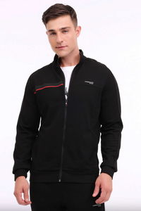 Lumberjack - Lumberjack 4WML RENATO 18ITL1013 4PR Erkek Siyah Eşofman Üstü