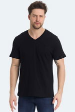 Lumberjack - Lumberjack 5M MB CT106 Erkek Siyah Tişört