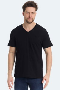 Lumberjack - Lumberjack 5M MB CT106 Erkek Siyah Tişört