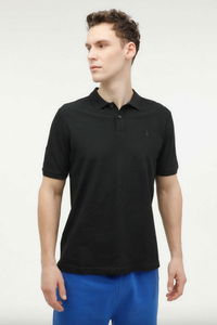 Lumberjack - Lumberjack 5M MB CT953 POLO T SH 5FX Erkek Siyah Tişört