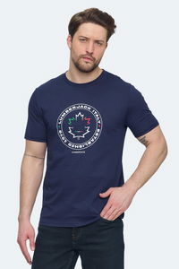 Lumberjack - Lumberjack 5M ML RENATO 11ITL414 5FX Erkek Lacivert Tişört