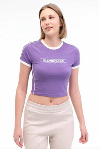 Lumberjack - Lumberjack 5M WL ANDI 11SF515 5FX Kadın Mor Tişört