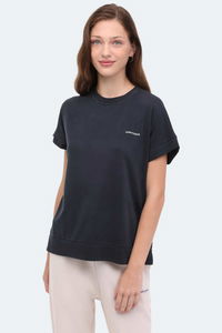 Lumberjack - Lumberjack 5M WL REGINA 11LYG33 5FX Kadın Siyah Tişört