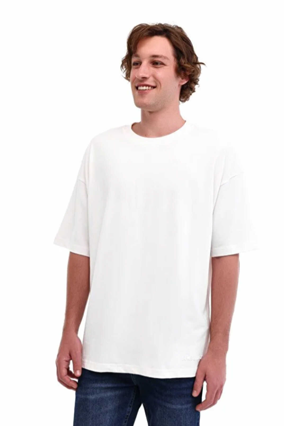 Lumberjack - Lumberjack 5W,MB ROS 11HS113 5PR Erkek Ekru Tişört