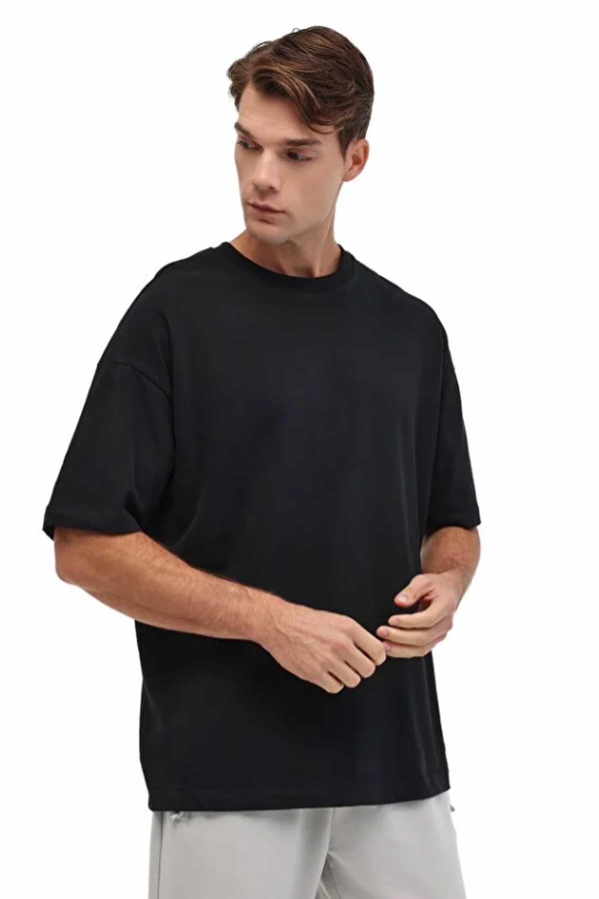 Lumberjack - Lumberjack 5W,MB ROS 11HS113 5PR Erkek Siyah Tişört