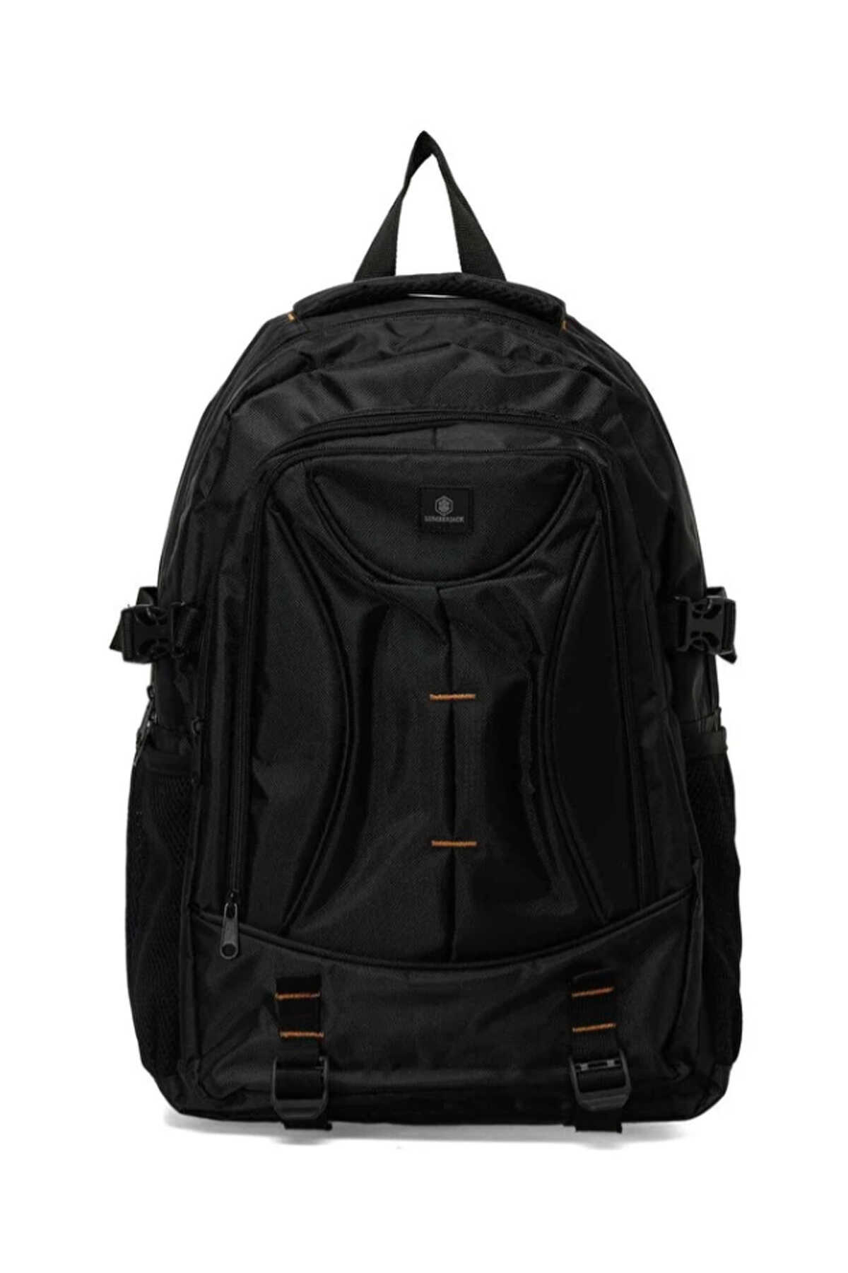 Lumberjack - Lumberjack 5W,ML FROG JRSRT 5PR Unisex Siyah Sırt Çantası