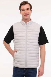 Lumberjack - Lumberjack 5W,ML STAR 4WEST 5PR Erkek Ekru Yelek