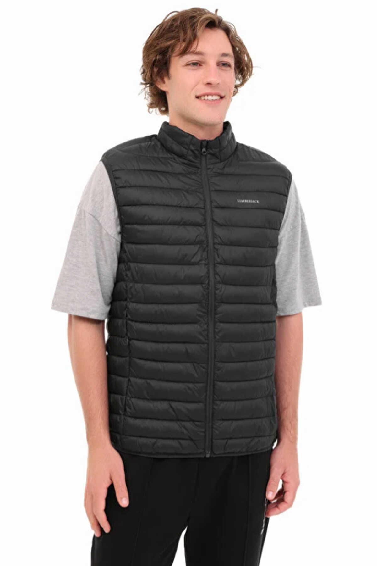 Lumberjack - Lumberjack 5W,ML STAR 4WEST 5PR Erkek Siyah Yelek