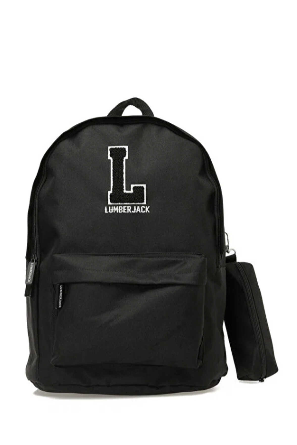 Lumberjack - Lumberjack 5W,OXFORD LJK BPCK 5PR Erkek Siyah Sırt Çantası