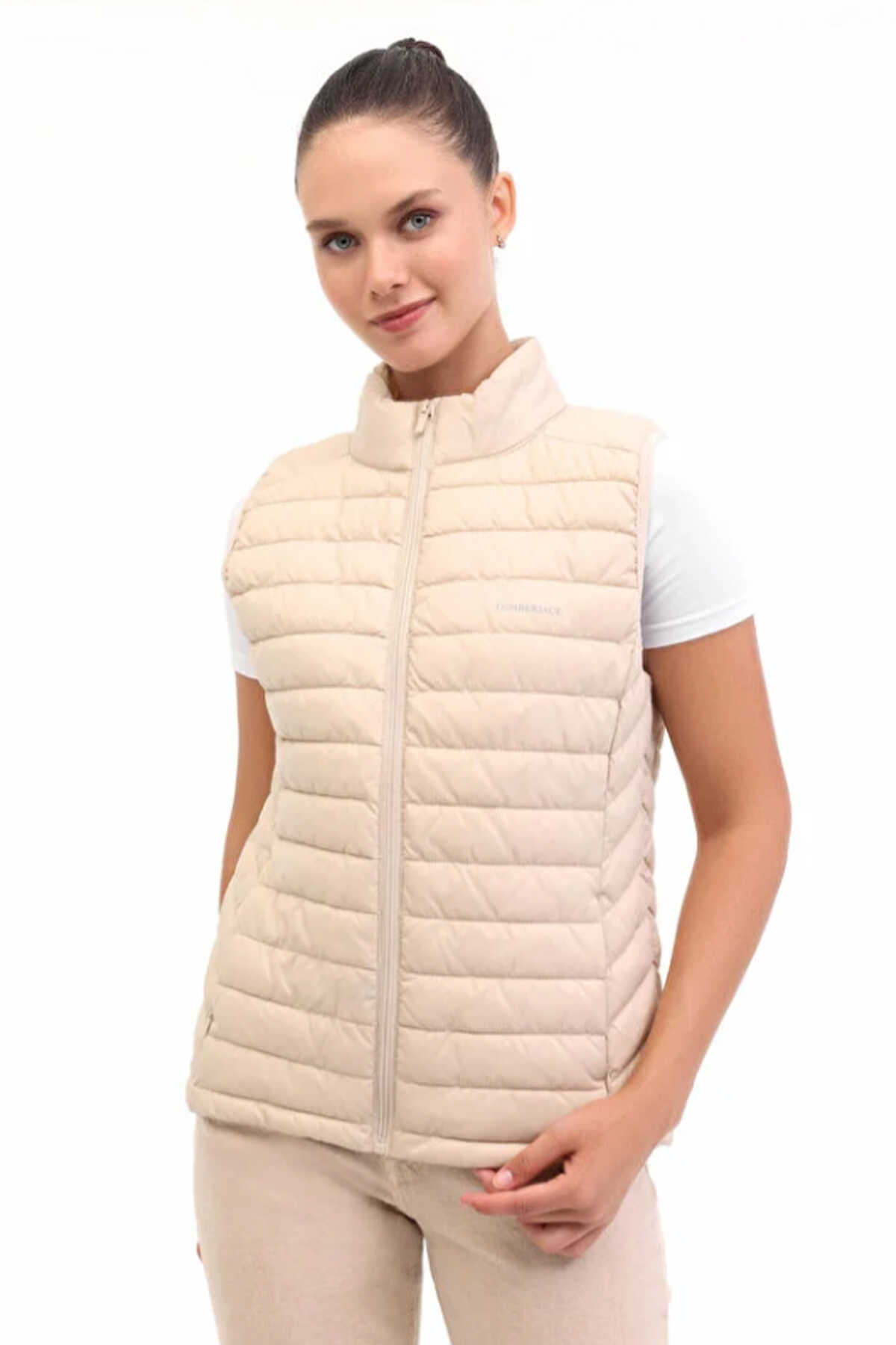 Lumberjack - Lumberjack 5W,WL 4WB 4SN34 5PR Kadın Ekru Yelek