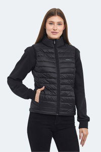 Lumberjack - Lumberjack WB VEST 4SN34 3PR Kadın Siyah Yelek