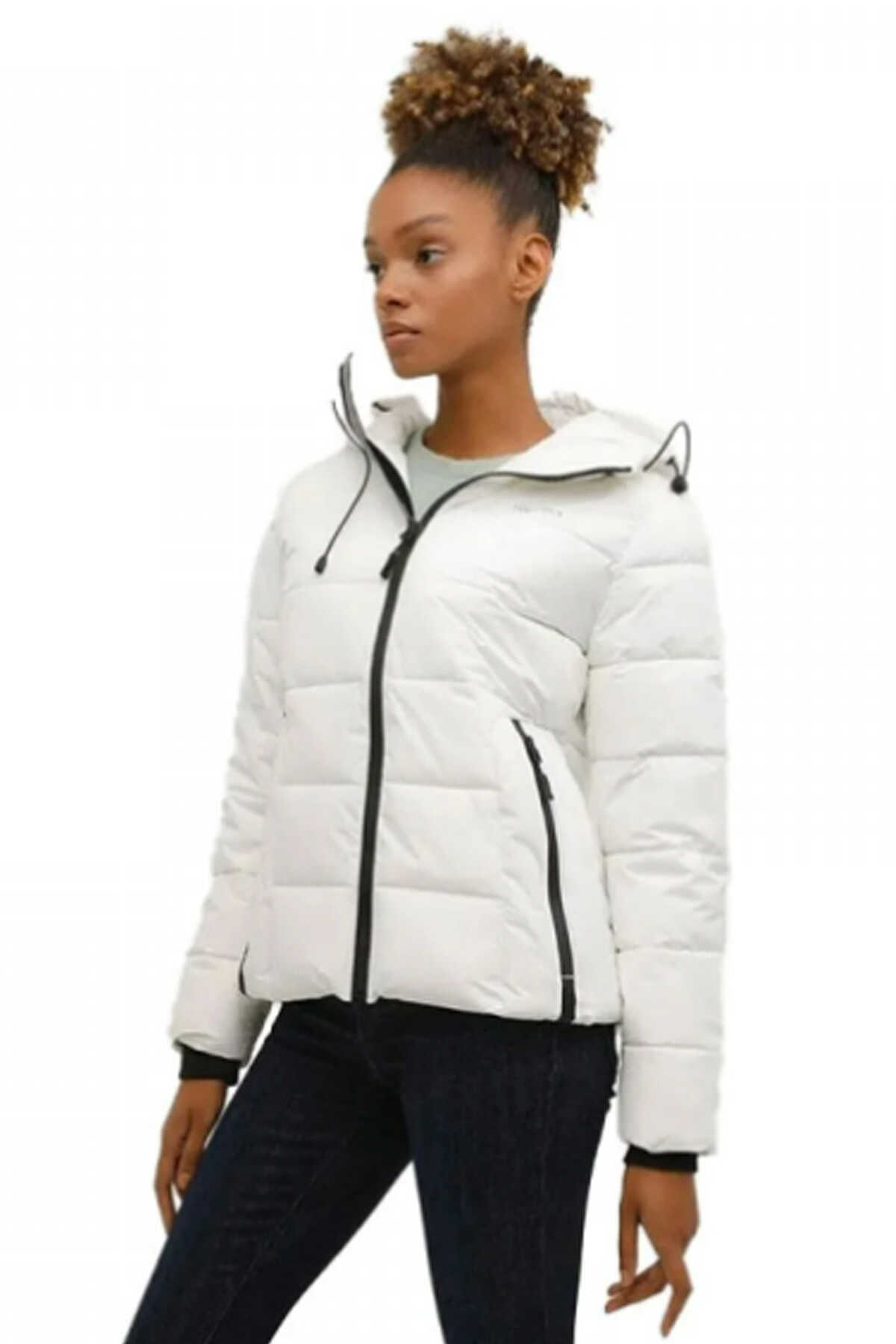 Lumberjack - Lumberjack WL APRESKI 2SN31 3PR Kadın Beyaz Mont & Kaban