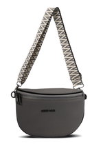 Merry Lane - Merry Lane KANGURU Kadın Omuz Çantası Koyu Gri