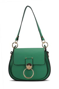 Merry Lane - Merry Lane PRAG NATUREL Kadın Yeşil Omuz Çantası