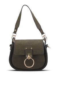 Merry Lane - Merry Lane PRAG VIYANA Kadın Haki El Çantası Merry Lane - Merry Lane PRAG VIYANA Kadın Haki El Çantası