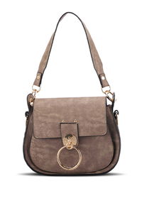 Merry Lane - Merry Lane PRAG VIYANA Kadın Koyu bej El Çantası Merry Lane - Merry Lane PRAG VIYANA Kadın Koyu bej El Çantası