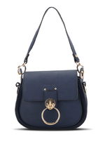 Merry Lane - Merry Lane PRAG VIYANA Kadın Lacivert El Çantası