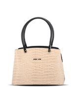 Merry Lane - Merry Lane ROMA KROKO Kadın Açık Kahve El Çantası Merry Lane - Merry Lane ROMA KROKO Kadın Açık Kahve El Çantası