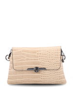 Merry Lane - Merry Lane TORINO KROKO Kadın Açık Kahve Omuz Çantası Merry Lane - Merry Lane TORINO KROKO Kadın Açık Kahve Omuz Çantası