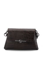 Merry Lane - Merry Lane TORINO KROKO Kadın Kahve Omuz Çantası Merry Lane - Merry Lane TORINO KROKO Kadın Kahve Omuz Çantası