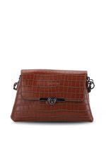 Merry Lane - Merry Lane TORINO KROKO Kadın Taba Omuz Çantası Merry Lane - Merry Lane TORINO KROKO Kadın Taba Omuz Çantası