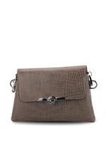 Merry Lane - Merry Lane TORINO KROKO Kadın Vizon Omuz Çantası Merry Lane - Merry Lane TORINO KROKO Kadın Vizon Omuz Çantası