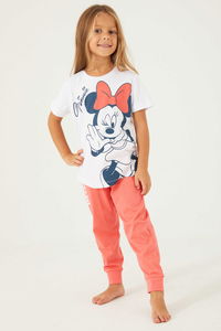 Minnie Mouse - Minnie Mouse D4781-3 Kız Çocuk Beyaz Pijama Minnie Mouse - Minnie Mouse D4781-3 Kız Çocuk Beyaz Pijama