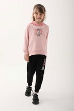 Minnie Mouse - Minnie Mouse D4813-3 Kız Çocuk Pudra Eşofman Takımı