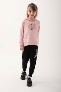 Minnie Mouse - Minnie Mouse D4813-3 Kız Çocuk Pudra Eşofman Takımı